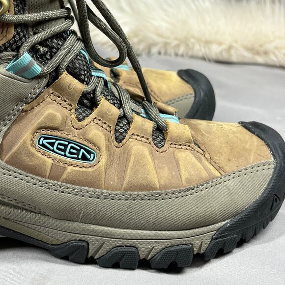 Keen Targhee III Mid Waterproof Boot Womens Sz 8.5 Coconut/Porcelain Sty 1026333 - Picture 11 of 16